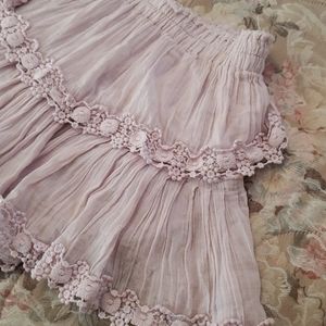 Love Shack Fancy Mini Skirt